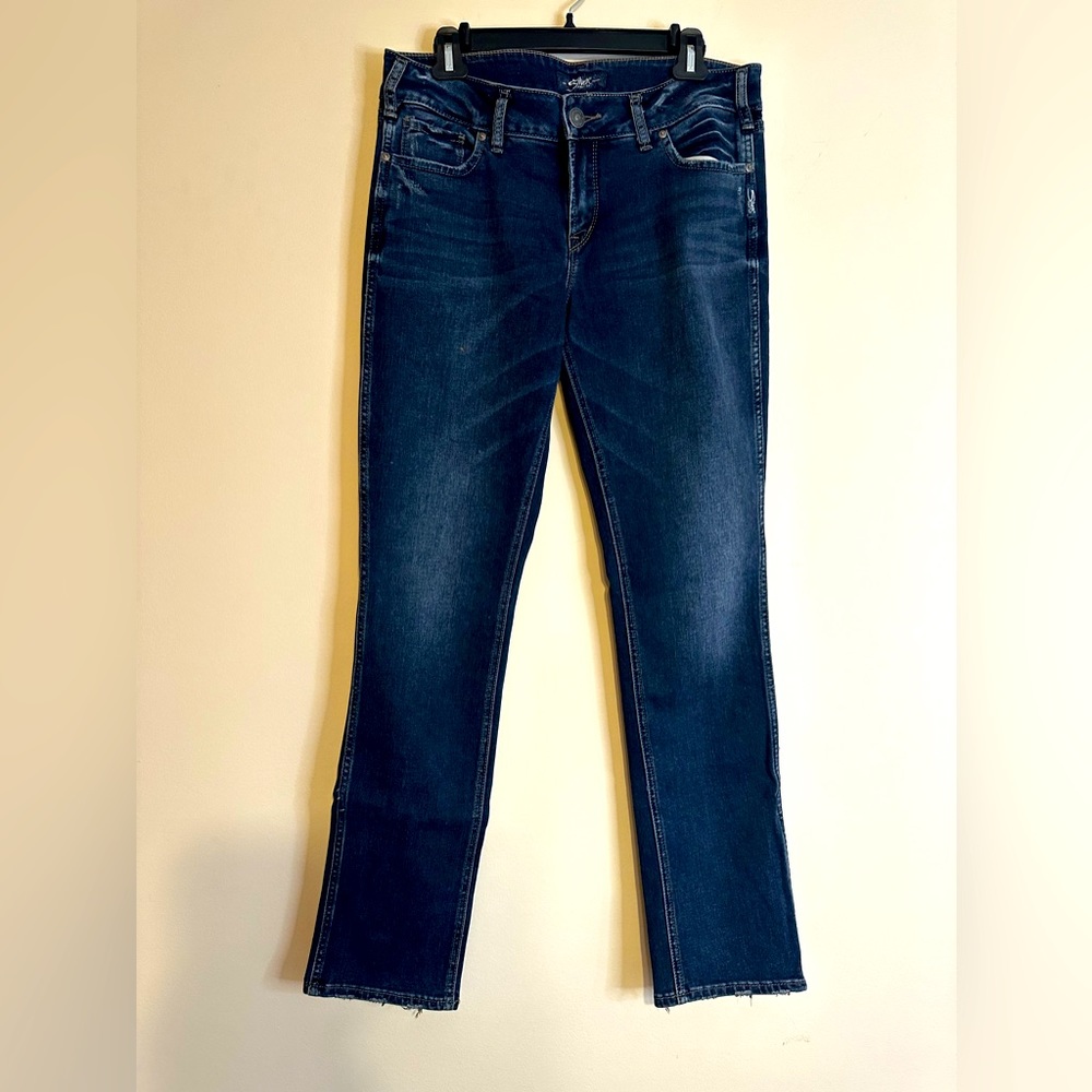 Silver Jeans Elyse Straight Jeans stretch Women’s Jeans size 31W/32L.